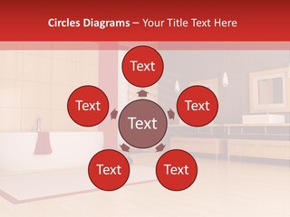 Wood Sink Shower PowerPoint Template