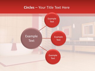 Wood Sink Shower PowerPoint Template