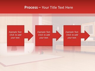 Wood Sink Shower PowerPoint Template