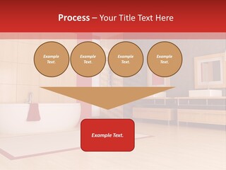 Wood Sink Shower PowerPoint Template