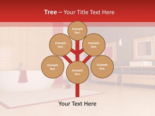 Wood Sink Shower PowerPoint Template