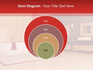 Wood Sink Shower PowerPoint Template