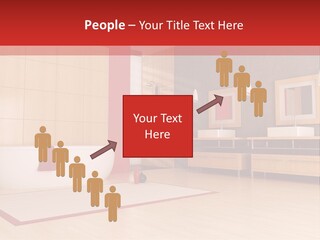 Wood Sink Shower PowerPoint Template