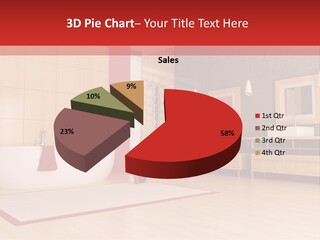 Wood Sink Shower PowerPoint Template