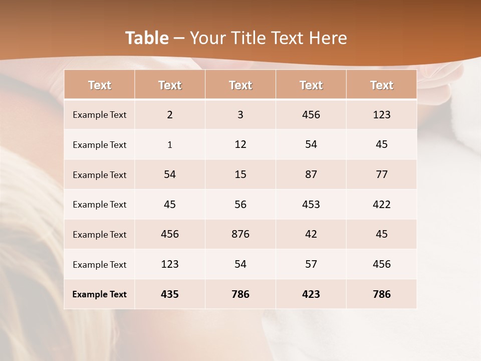 Person Naked Young PowerPoint Template