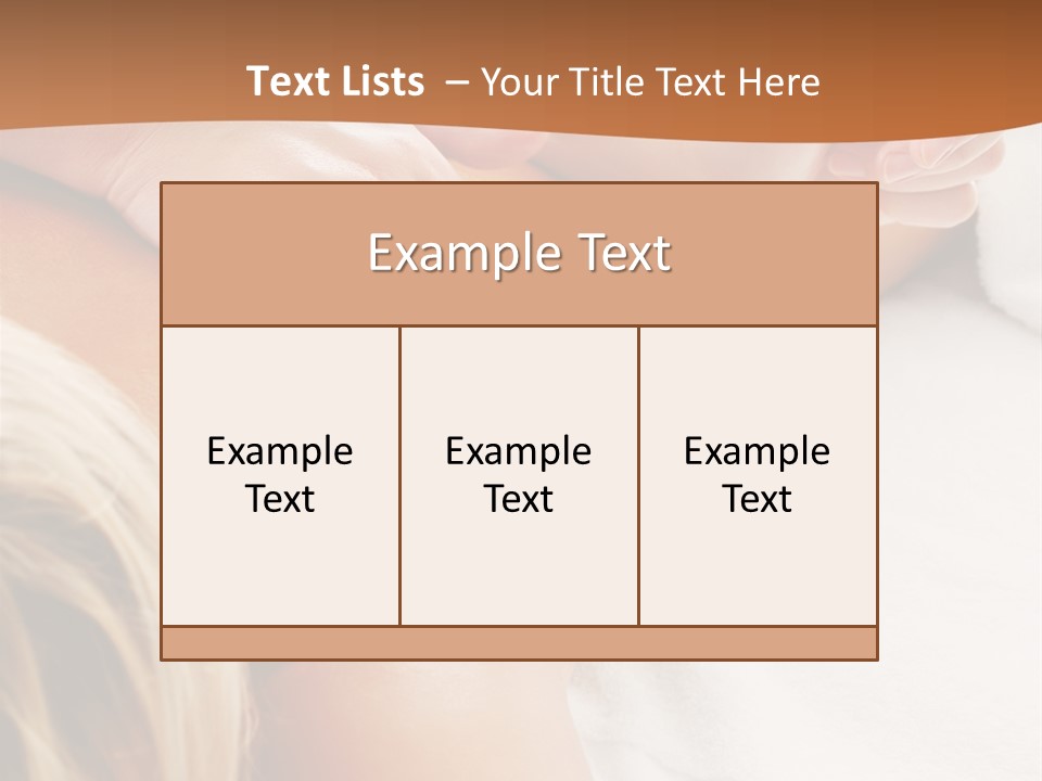 Person Naked Young PowerPoint Template