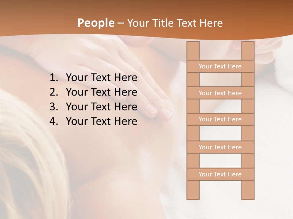 Person Naked Young PowerPoint Template