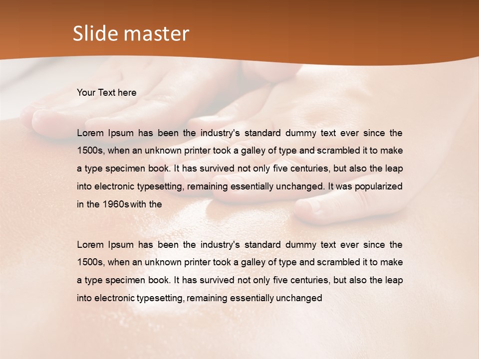 Therapy Lady Nature PowerPoint Template