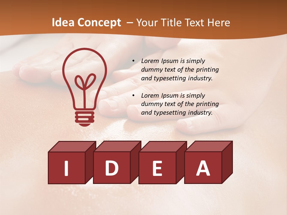 Therapy Lady Nature PowerPoint Template