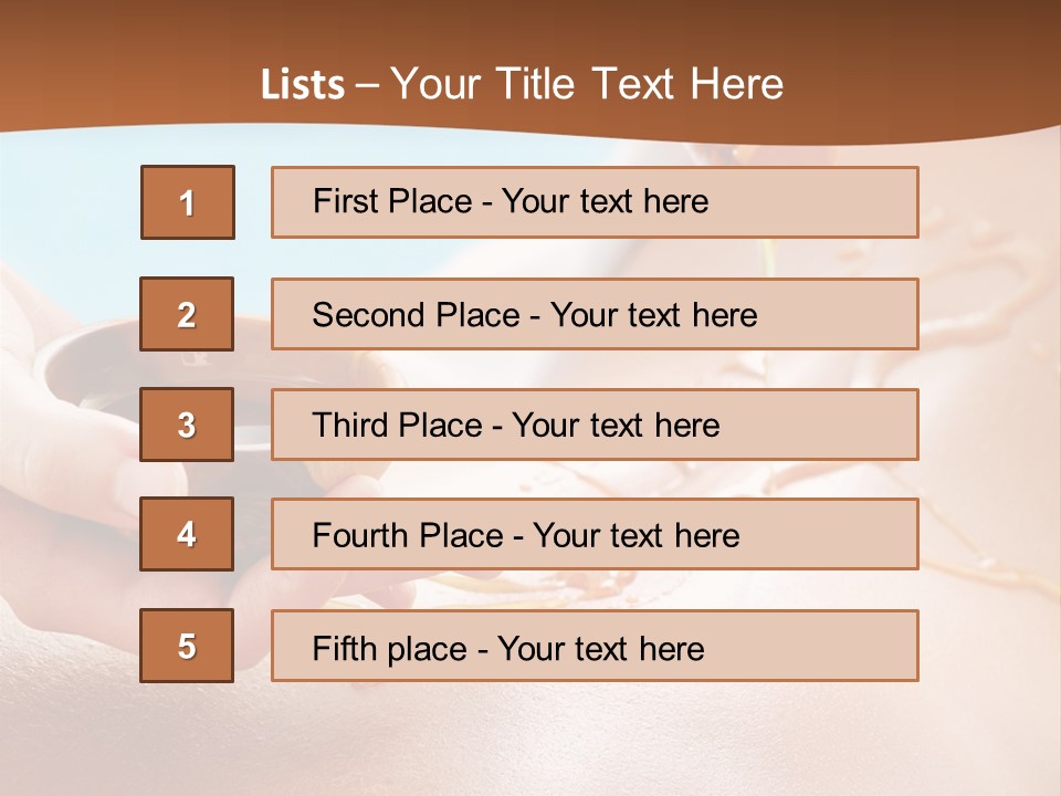 A Woman Getting Honey From A Jar On Her Back PowerPoint Template