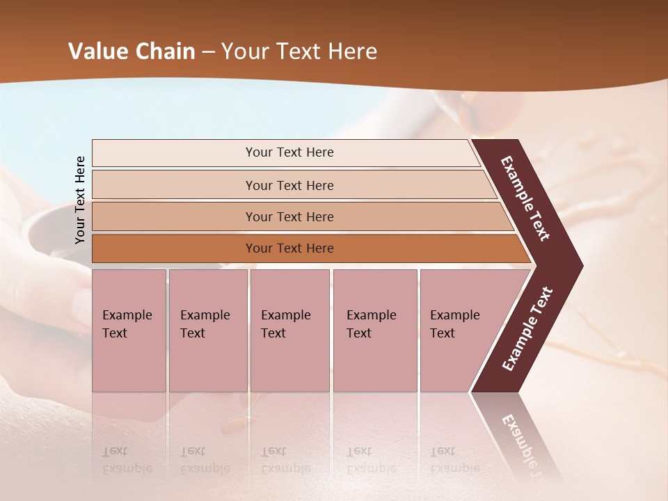 A Woman Getting Honey From A Jar On Her Back PowerPoint Template
