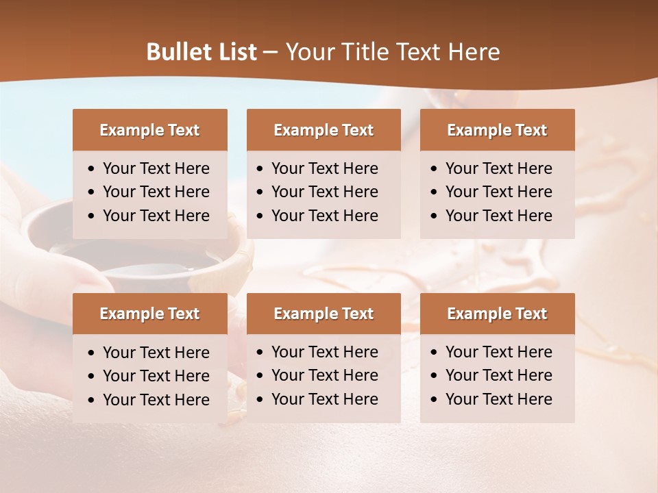 A Woman Getting Honey From A Jar On Her Back PowerPoint Template