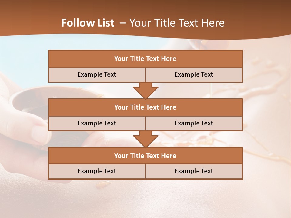 A Woman Getting Honey From A Jar On Her Back PowerPoint Template