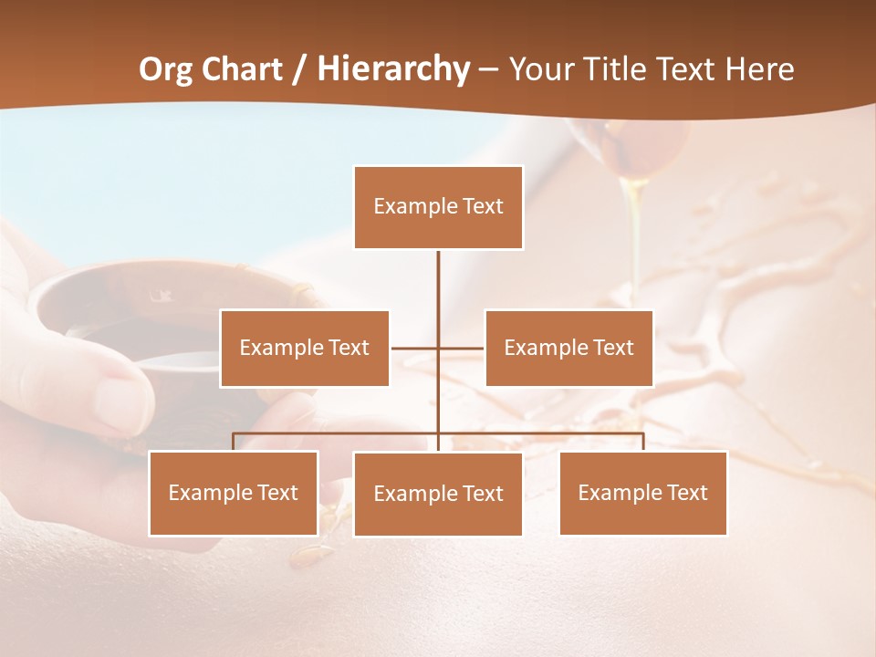 A Woman Getting Honey From A Jar On Her Back PowerPoint Template