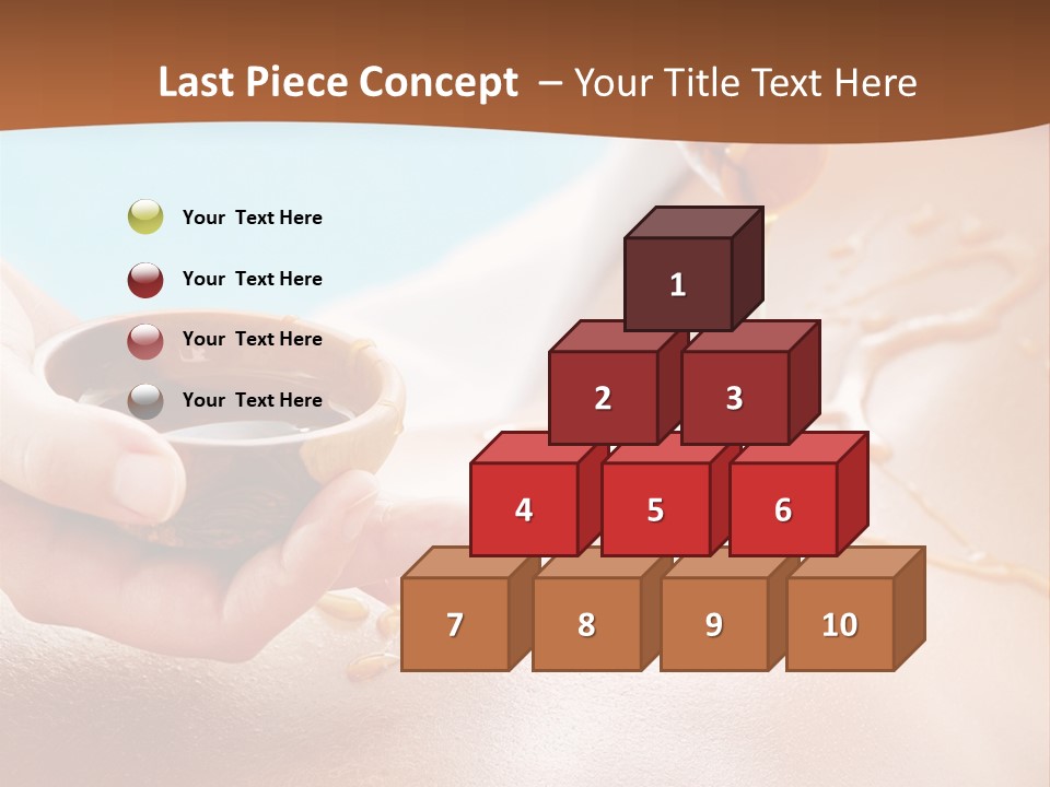 A Woman Getting Honey From A Jar On Her Back PowerPoint Template