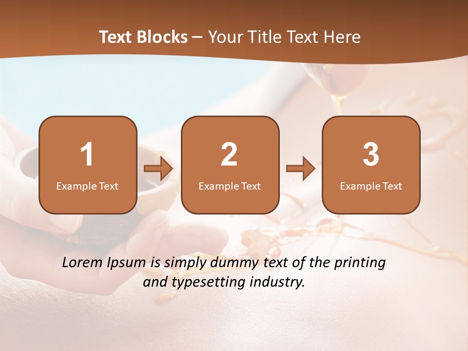 A Woman Getting Honey From A Jar On Her Back PowerPoint Template