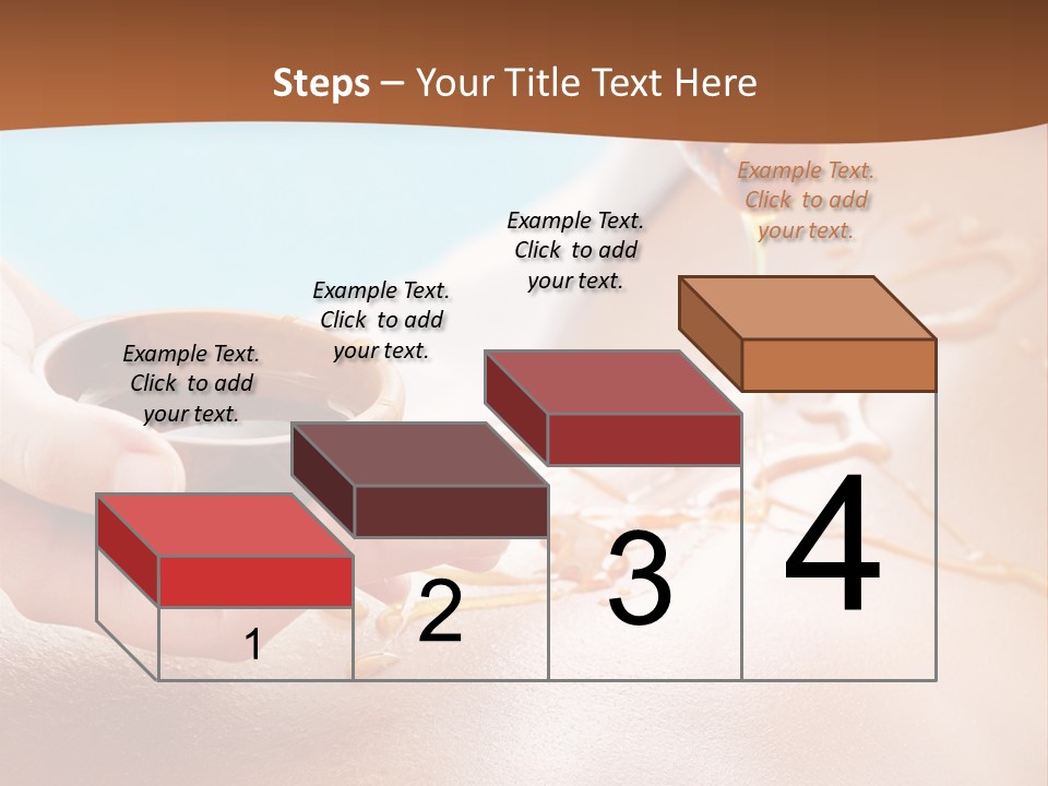 A Woman Getting Honey From A Jar On Her Back PowerPoint Template