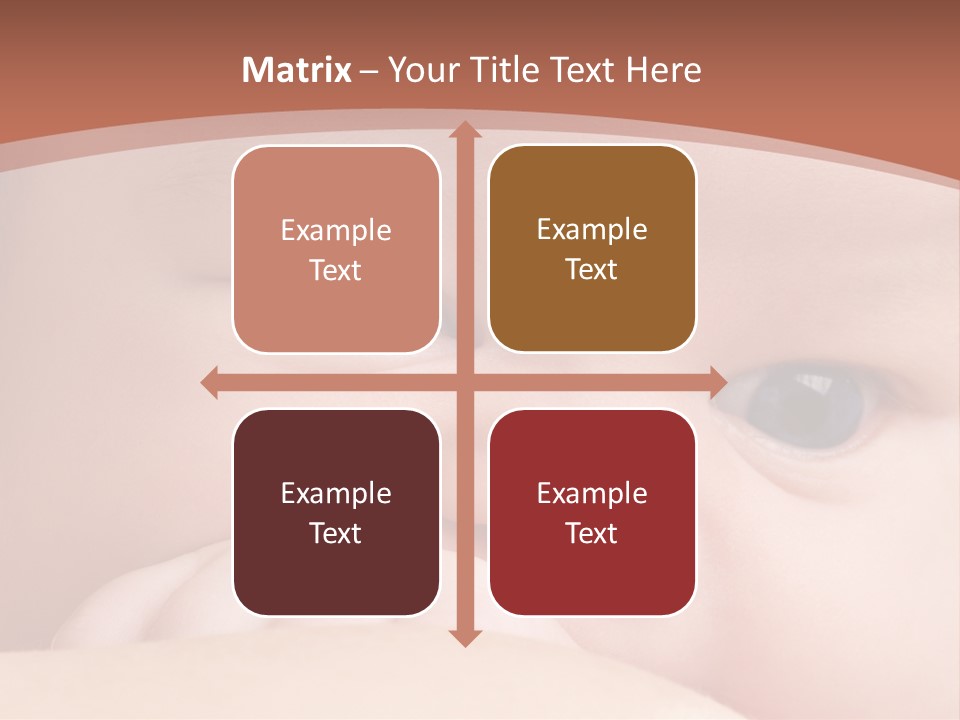 Infant Looking Life PowerPoint Template