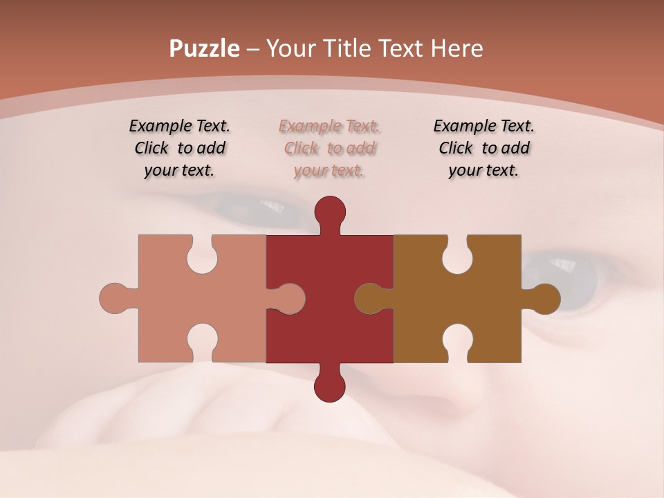 Infant Looking Life PowerPoint Template