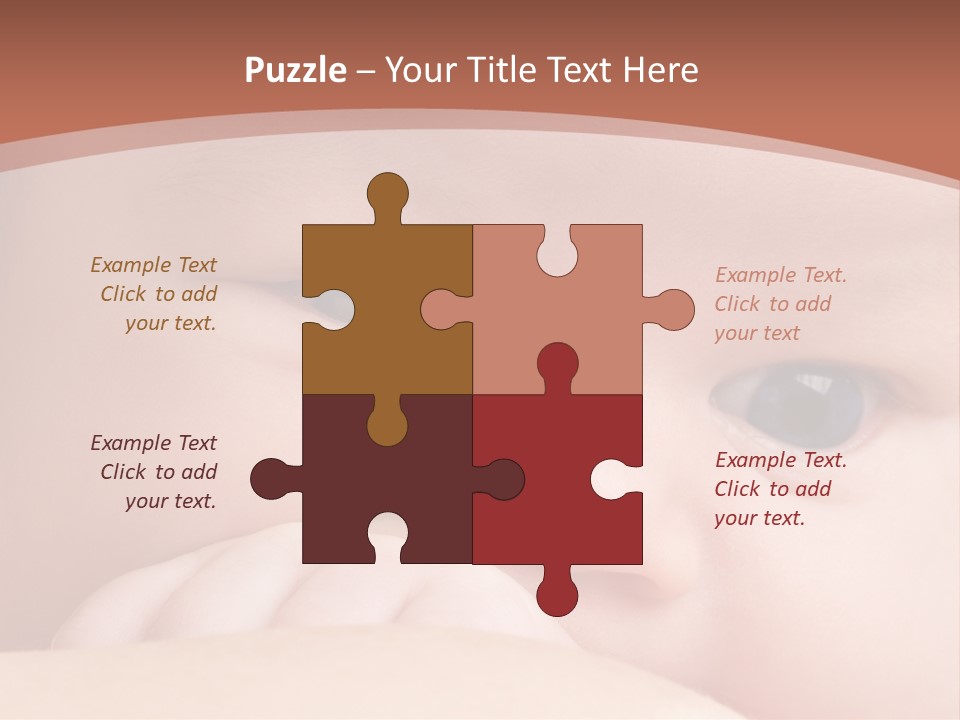 Infant Looking Life PowerPoint Template