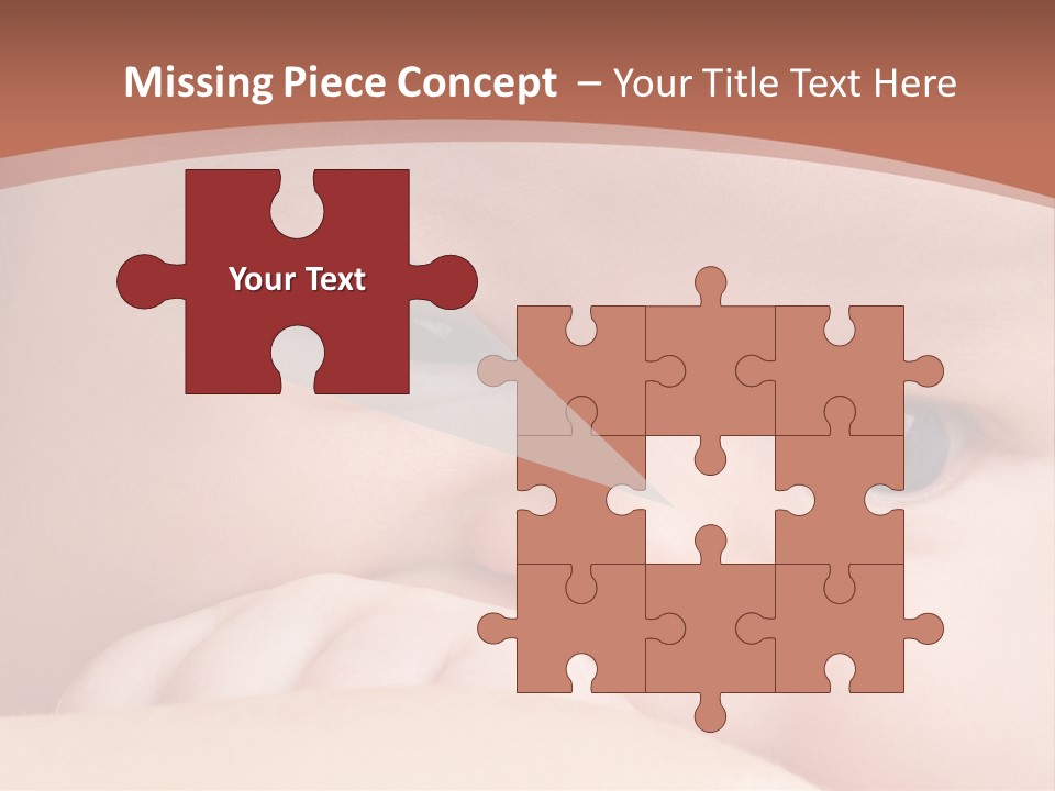 Infant Looking Life PowerPoint Template