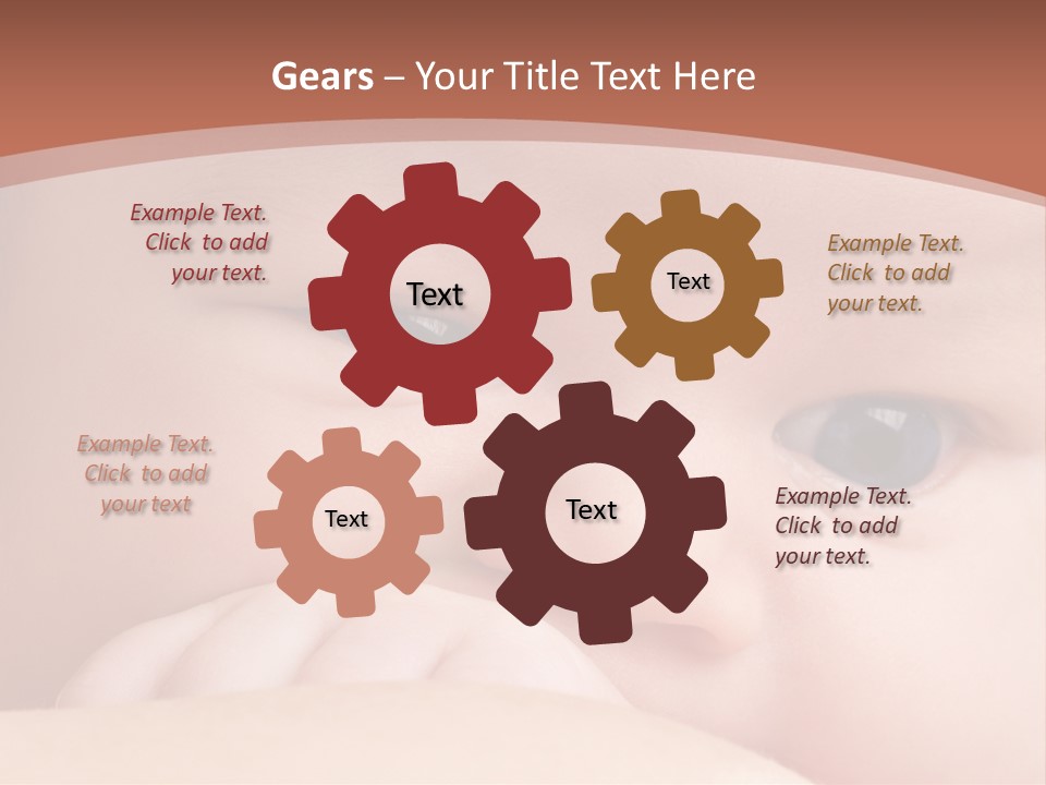 Infant Looking Life PowerPoint Template