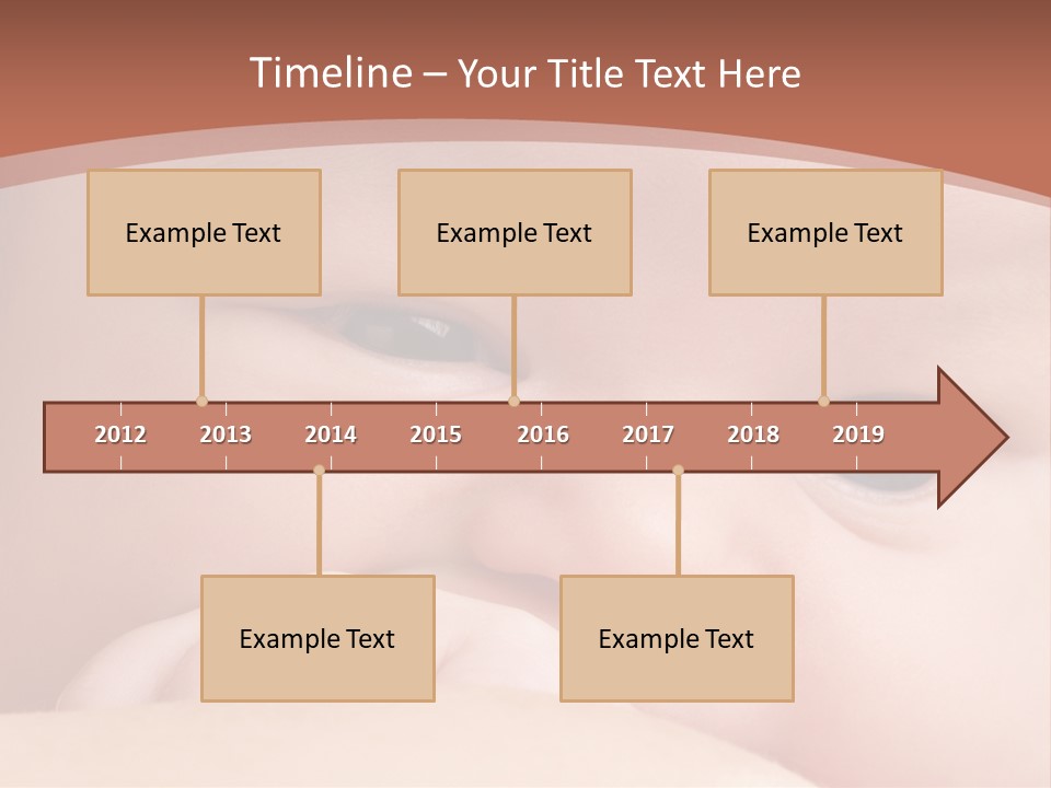 Infant Looking Life PowerPoint Template