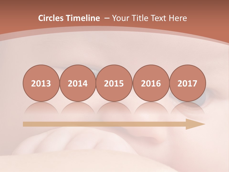 Infant Looking Life PowerPoint Template