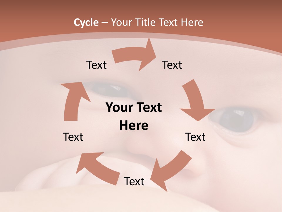 Infant Looking Life PowerPoint Template