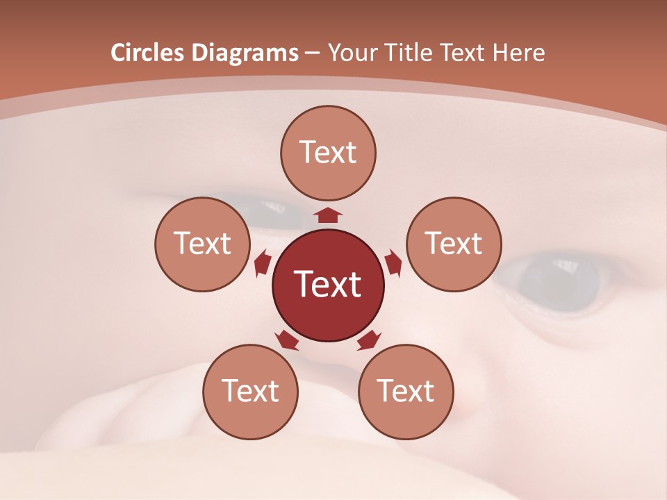 Infant Looking Life PowerPoint Template