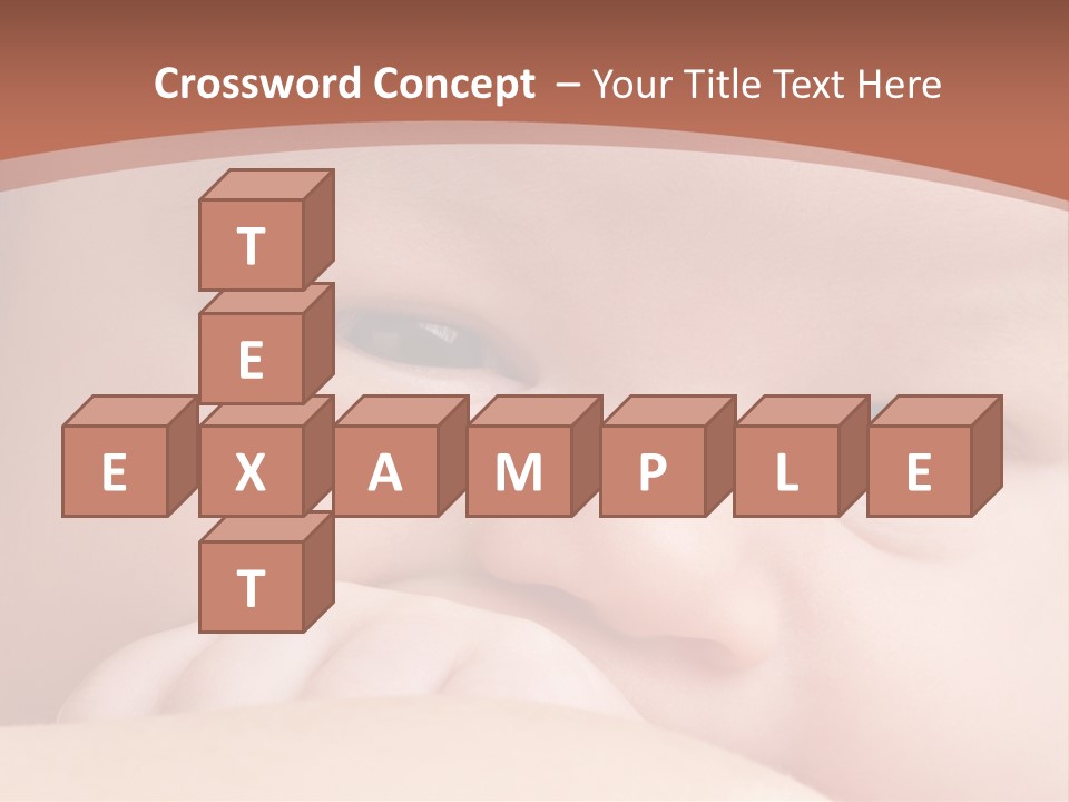 Infant Looking Life PowerPoint Template