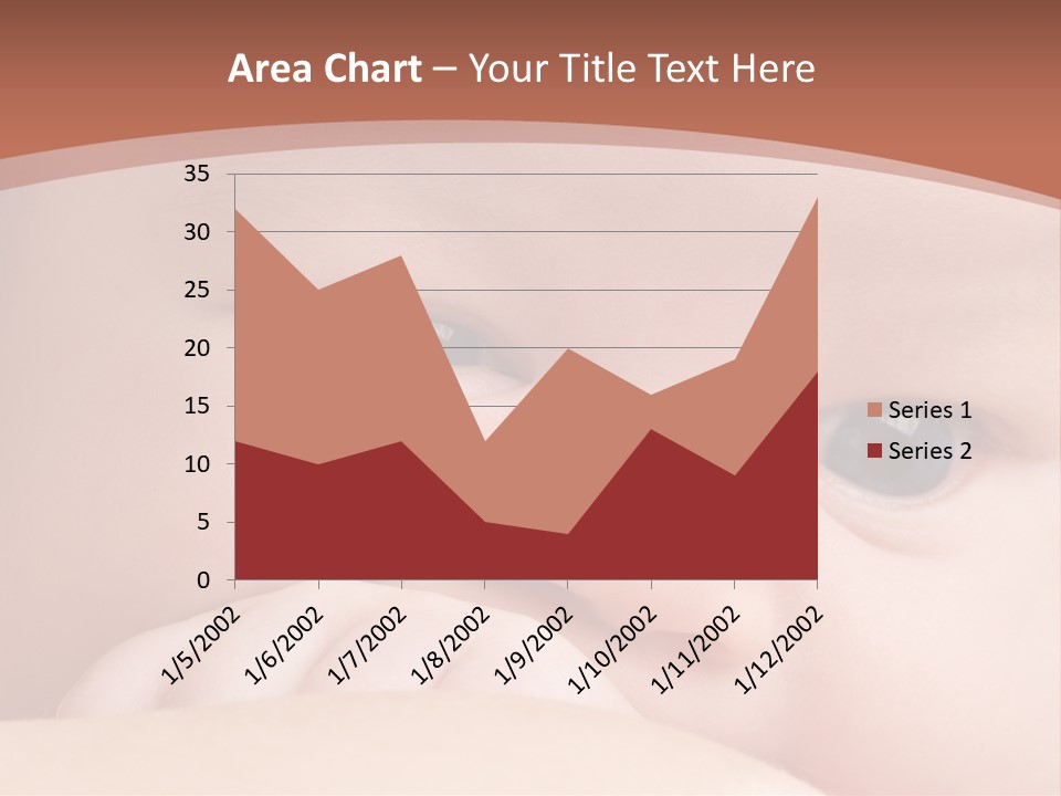 Infant Looking Life PowerPoint Template