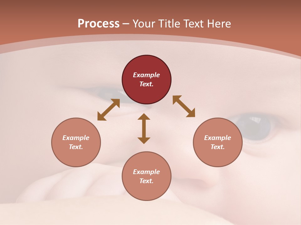Infant Looking Life PowerPoint Template