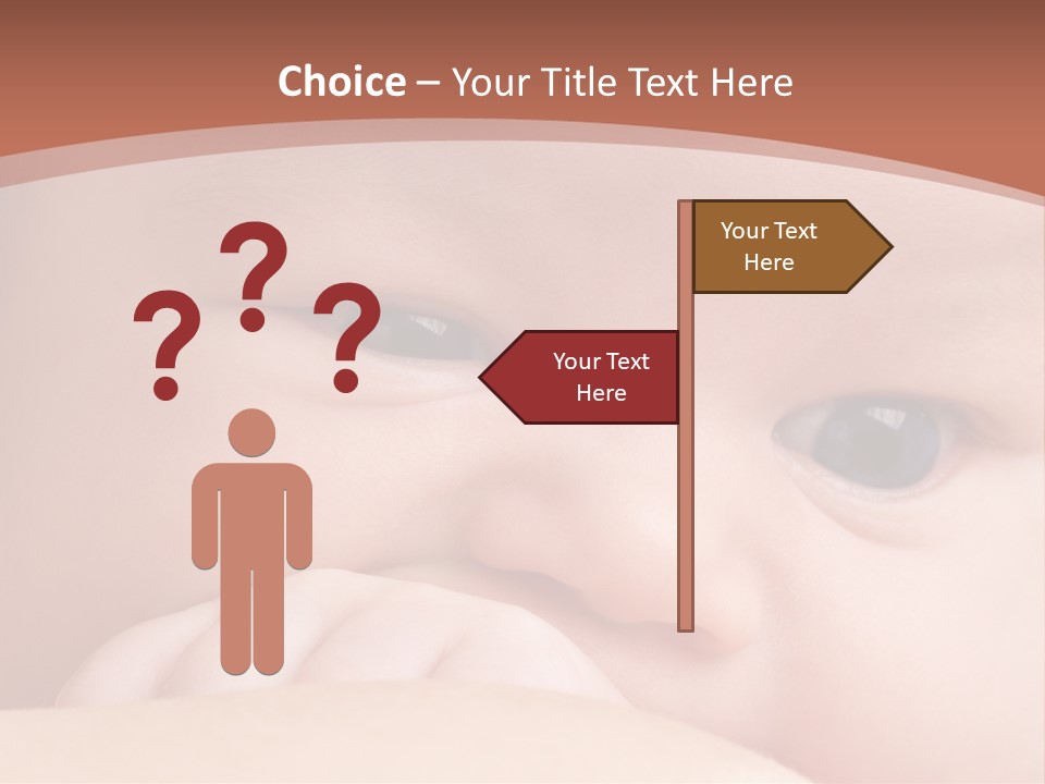 Infant Looking Life PowerPoint Template