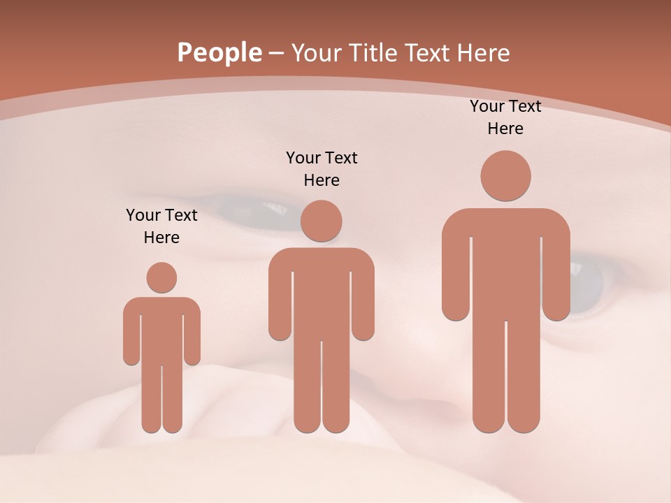 Infant Looking Life PowerPoint Template