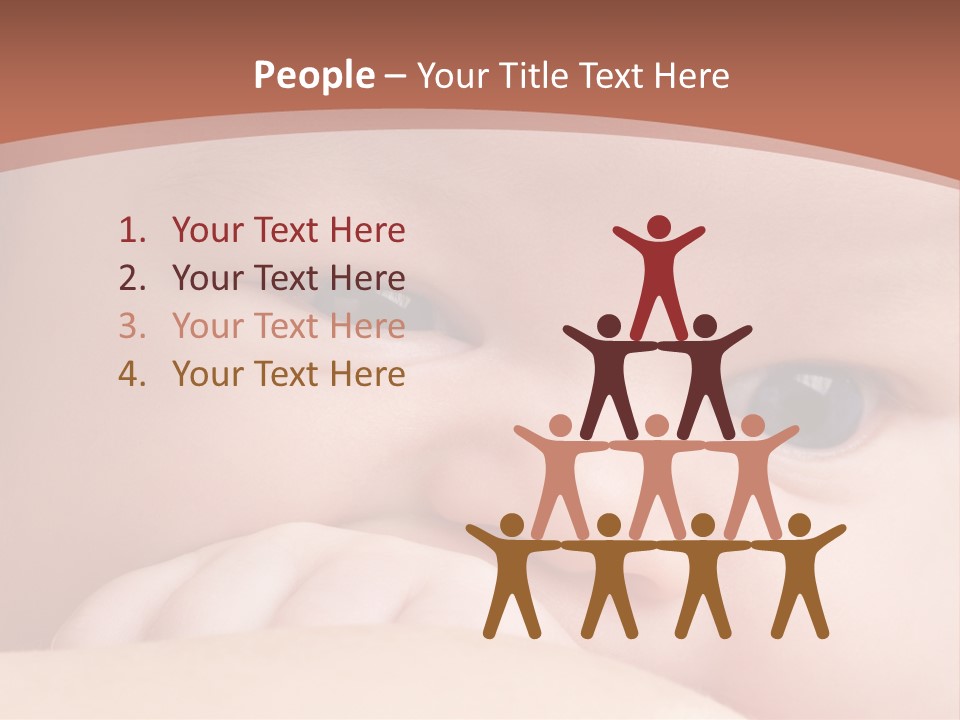 Infant Looking Life PowerPoint Template