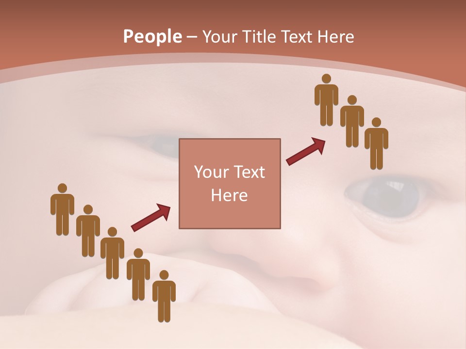 Infant Looking Life PowerPoint Template