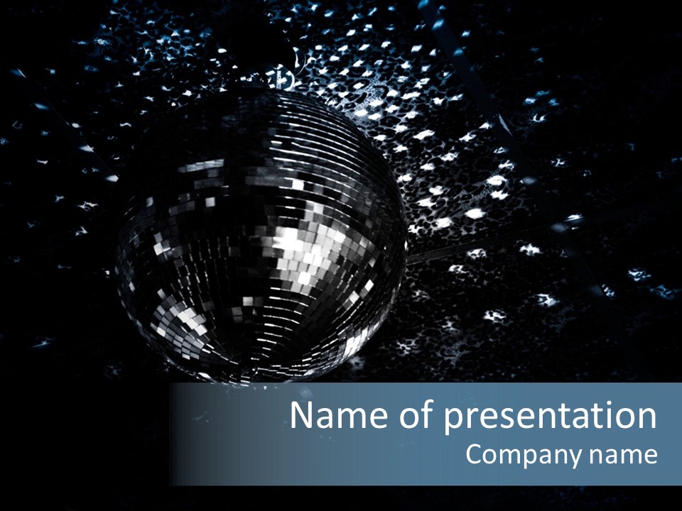 Dancing Brightly Turning PowerPoint Template