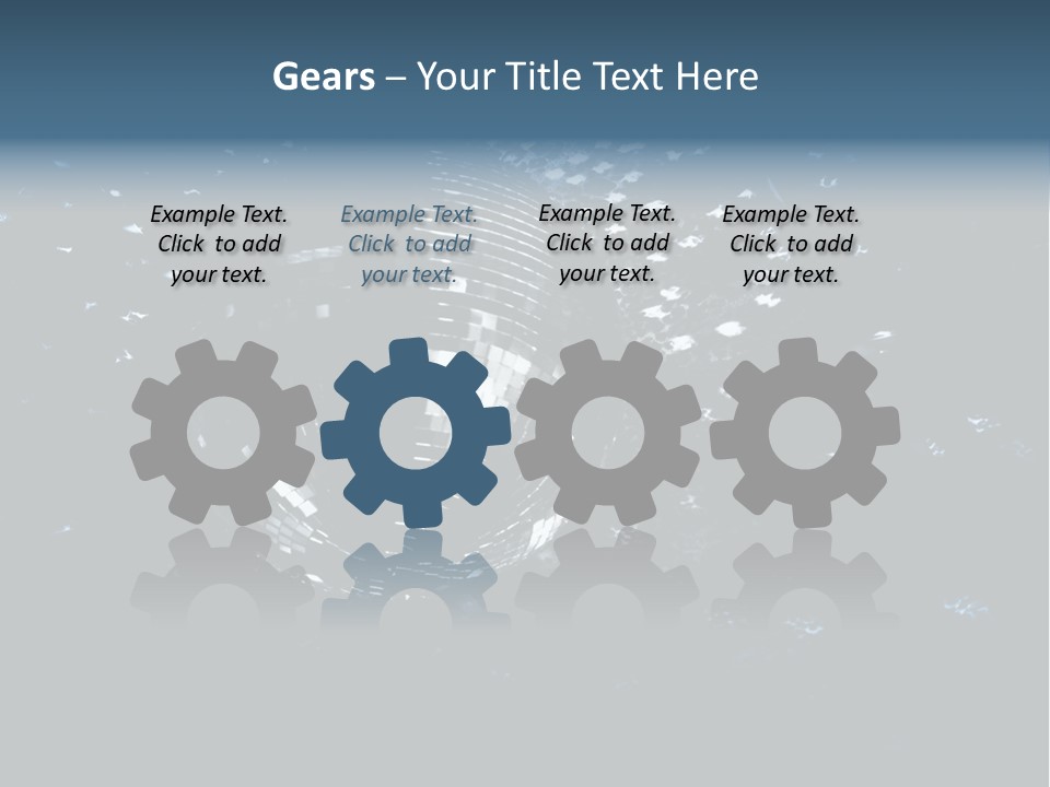 Dancing Brightly Turning PowerPoint Template