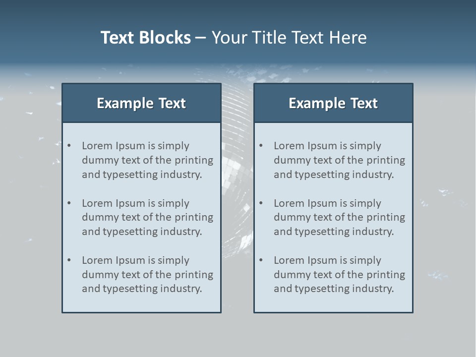 Dancing Brightly Turning PowerPoint Template