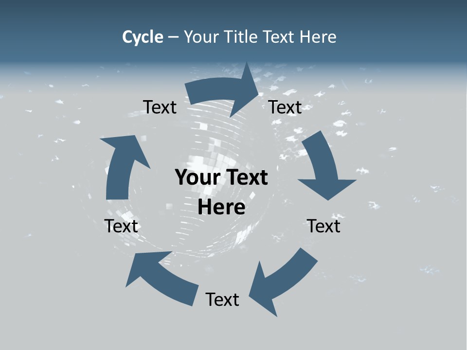 Dancing Brightly Turning PowerPoint Template