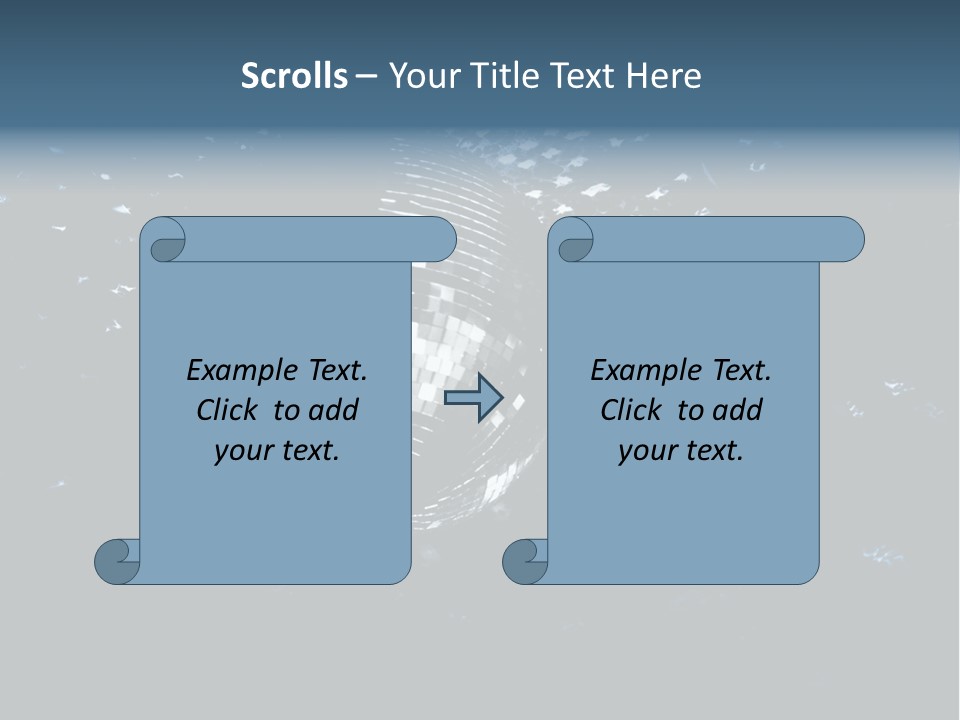 Dancing Brightly Turning PowerPoint Template