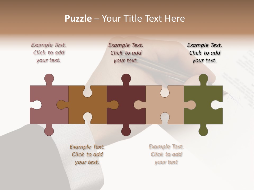 Partnership Wealth Credit PowerPoint Template