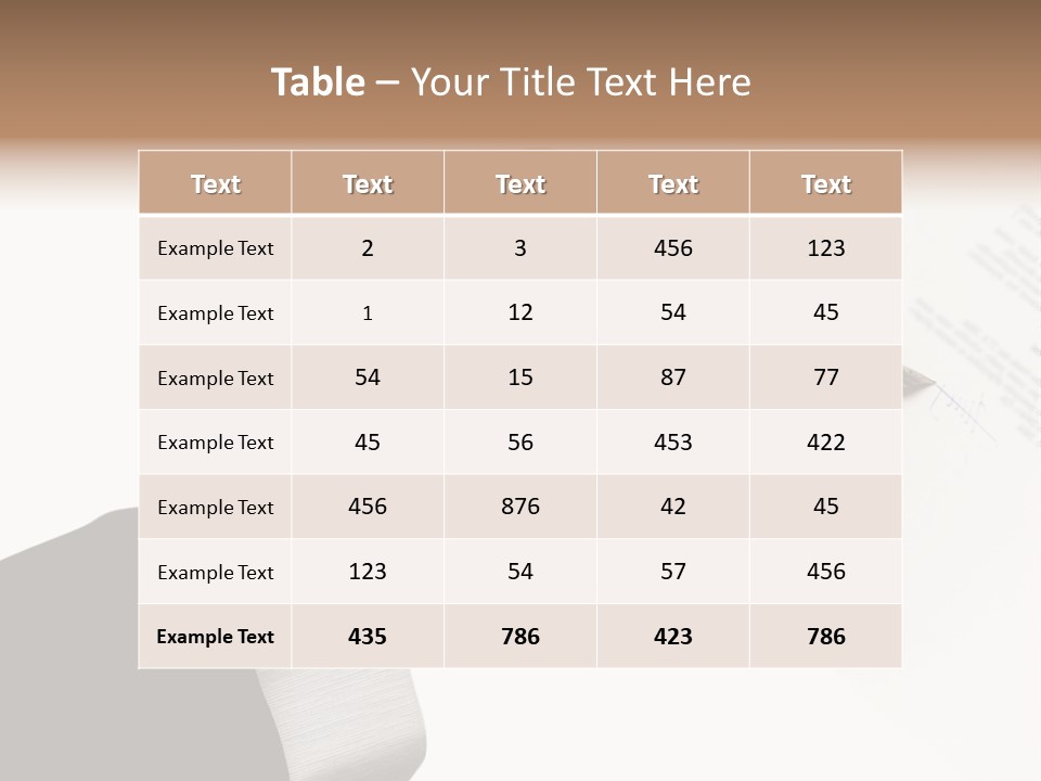 Partnership Wealth Credit PowerPoint Template
