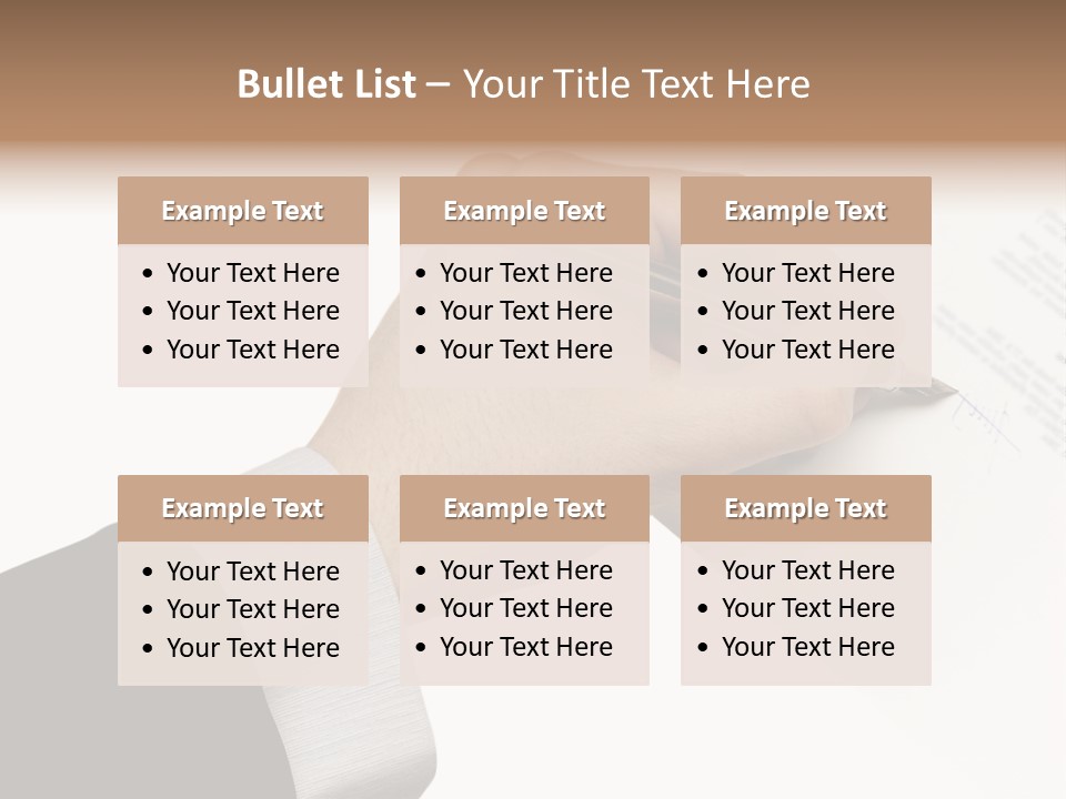 Partnership Wealth Credit PowerPoint Template