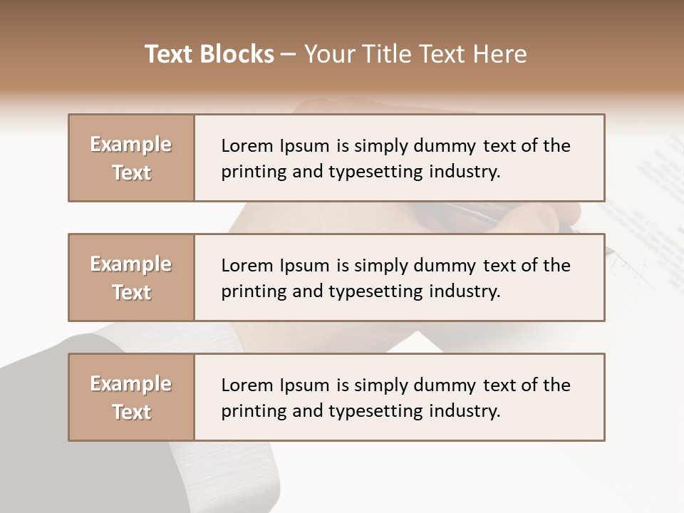 Partnership Wealth Credit PowerPoint Template