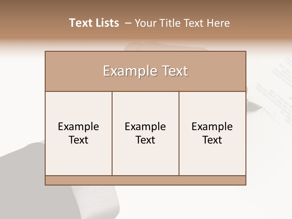 Partnership Wealth Credit PowerPoint Template