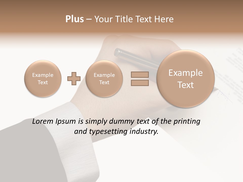 Partnership Wealth Credit PowerPoint Template
