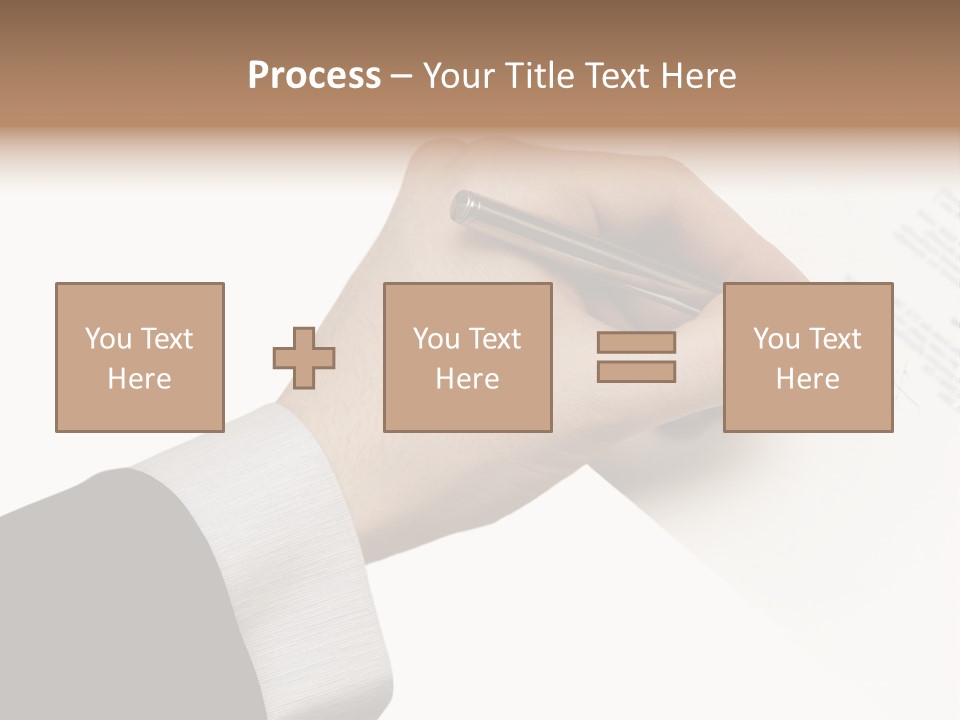 Partnership Wealth Credit PowerPoint Template