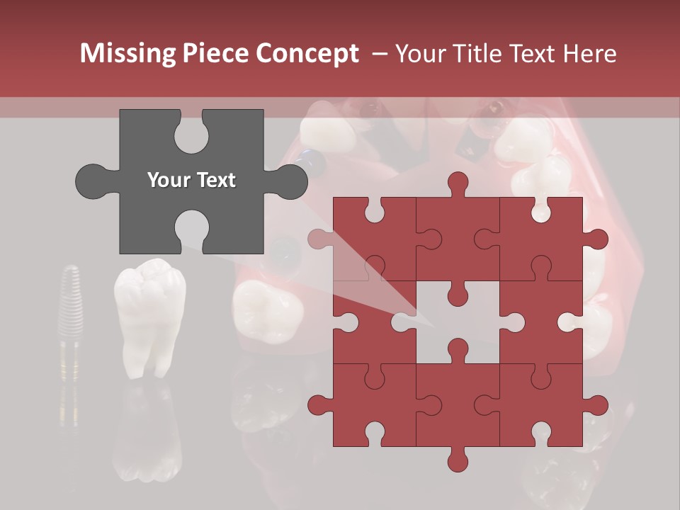 Pink Angled Orthodontist PowerPoint Template